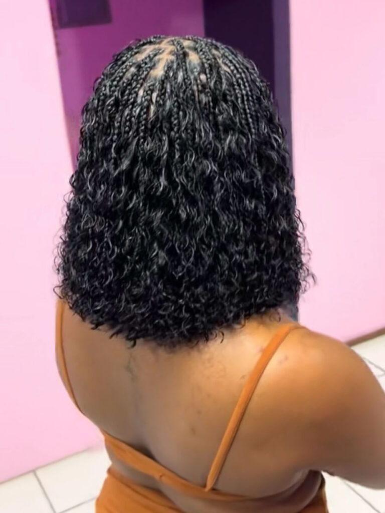 Bohemian bob braids